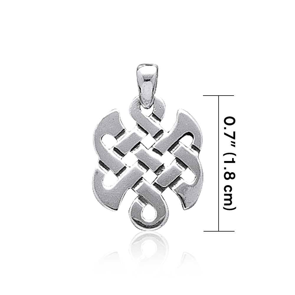 Contemporary Celtic Knotwork Silver Pendant WP014 Pendant