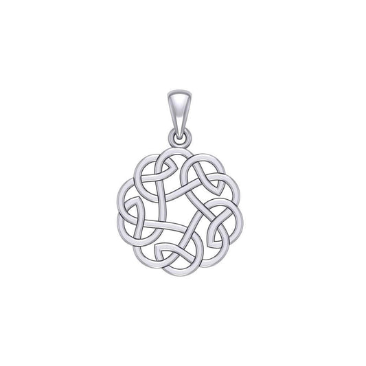 Celtic Knotwork Sterling Silver Pendant WP017 - peterstone.dropshipping