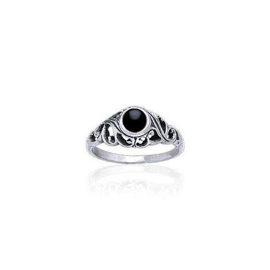 Filigree Sterling Silver Ring WR030 Ring