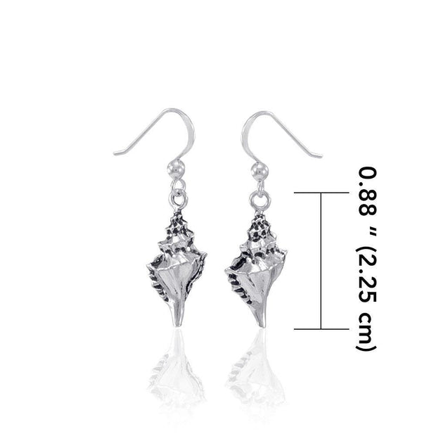 Conch Shell Silver Earrings JE035 Earrings