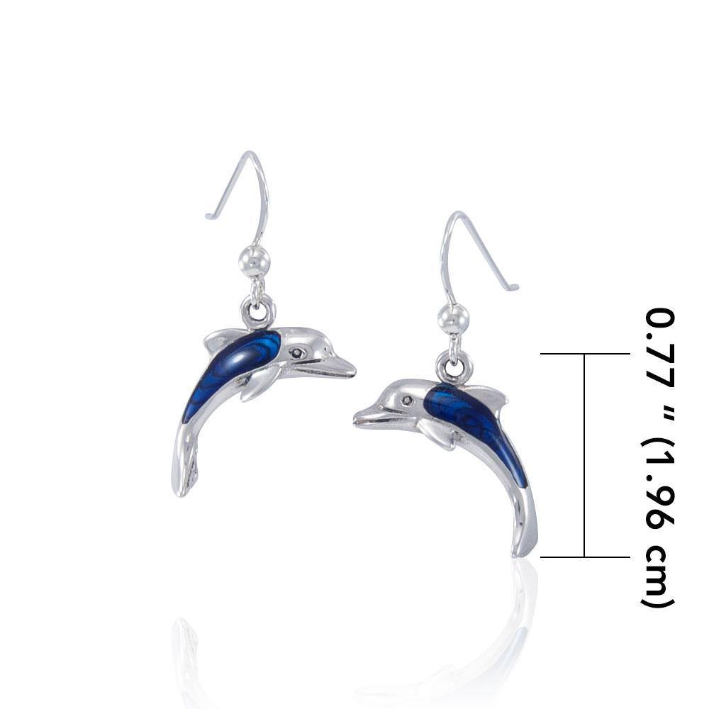 The friendliest of them all ~ Sterling Silver and Paua Shell Hook Earrings JE152 Earrings