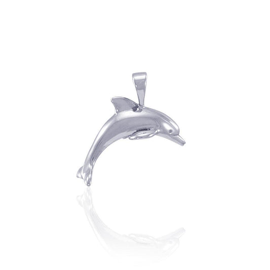 Silver Dolphin Pendant JP049