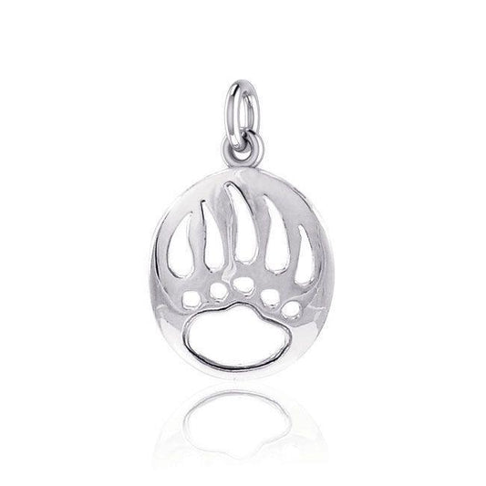 Bear Paw Silver Charm LP1271 Pendant