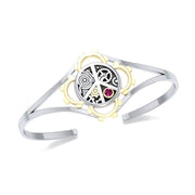 Peace Steampunk Silver and Gold Accent MBA150