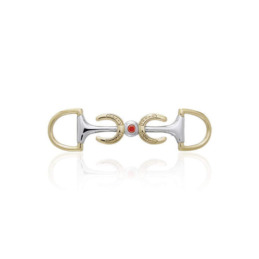 Stirrup and Horseshoe Brooch MBC069