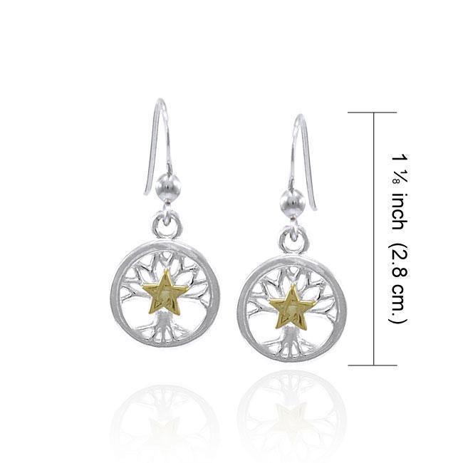 Tree of Life The Star Earrings MER1564 Earrings