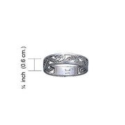 Open Twist Silver Ring MG014 Ring