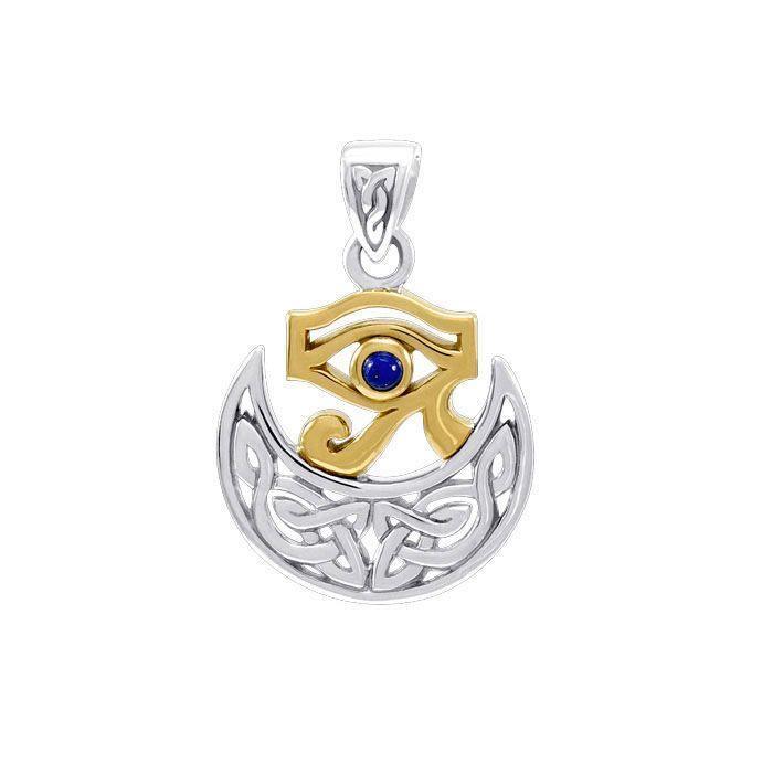Scotta Goddess Celtic Egyptian Silver and Gold Pendant MPD4759 Pendant