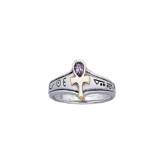 Past Life Loves Silver and Gold Ring MRI1562 Ring