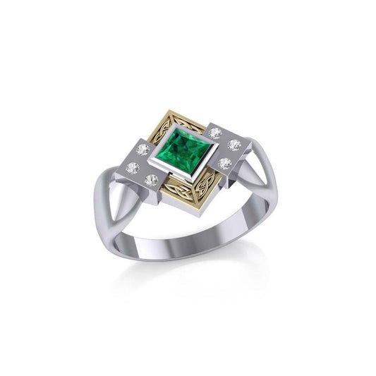 Celtic Trinity Knot Silver Ring MRI353