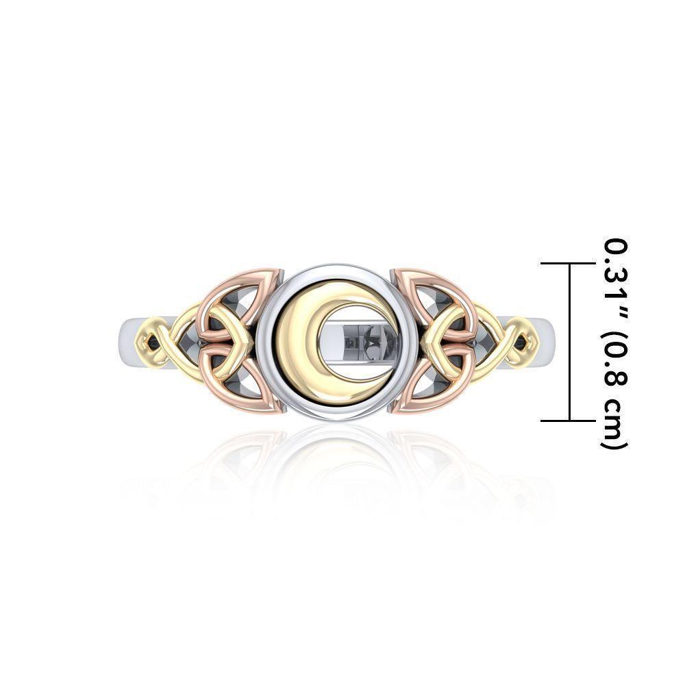 Magick Moon Three Tone Ring OTR1746 Ring