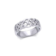 Celtic Knotwork Silver Ring SM227