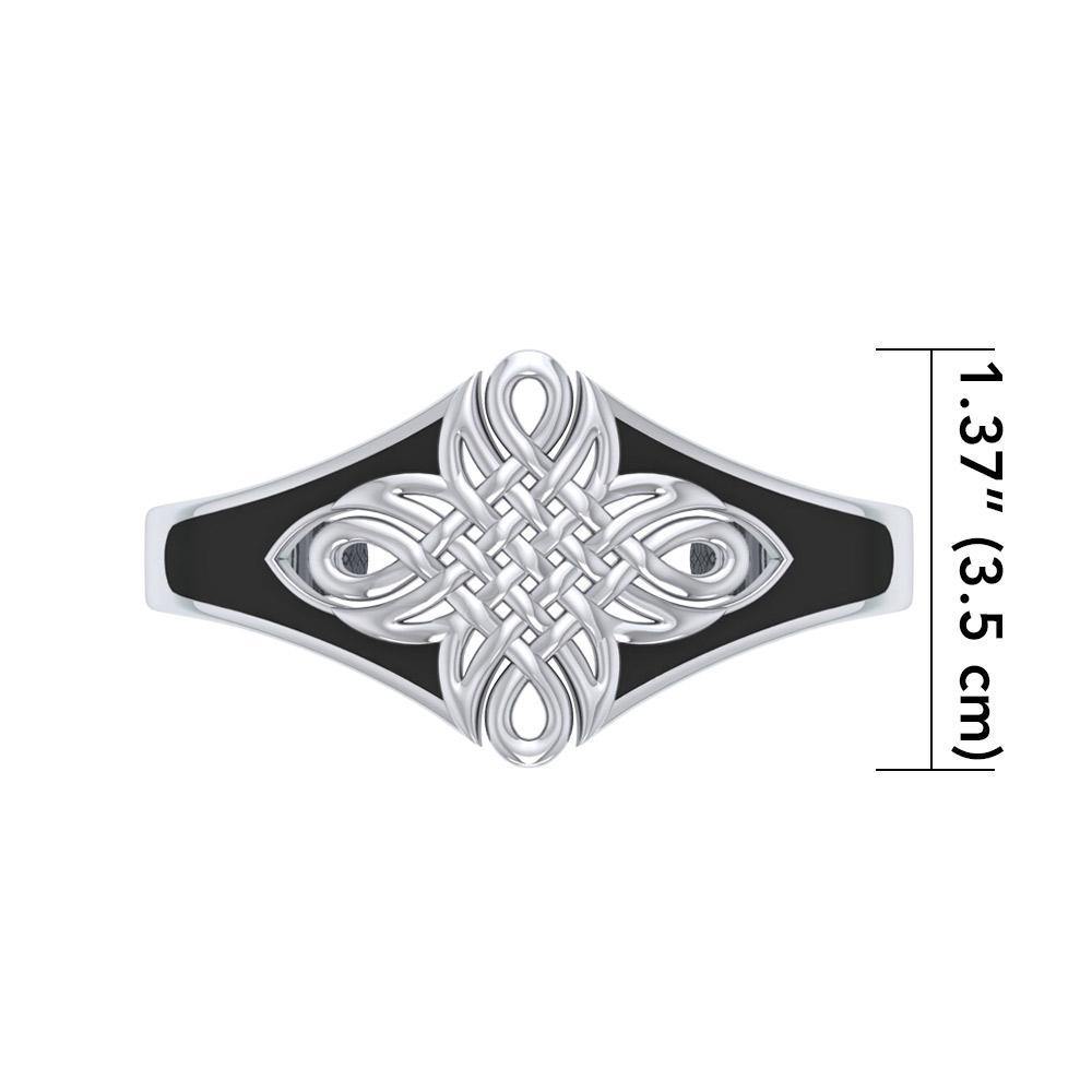 A full inspiration of art ~ Sterling Silver Celtic Maori Bracelet Jewelry TBA044 Bangle