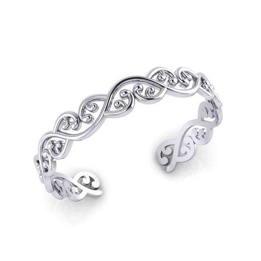 Celtic Maori Silver Bracelet TBA045 Bangle