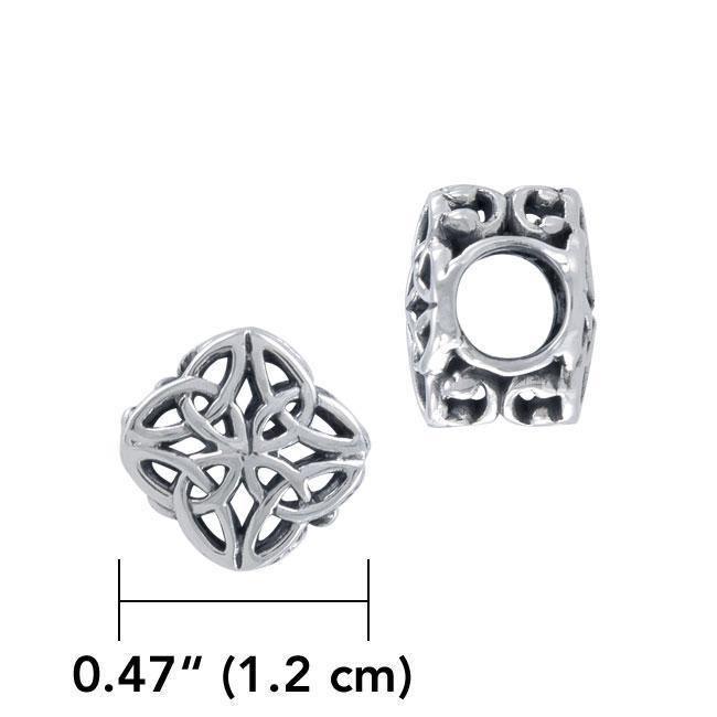 A meaningful start to last ~ Celtic Knotwork Sterling Silver Bead TBD184 Bead