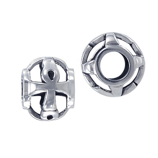 Egyptian Ankh Sterling Silver Bead TBD204 Bead