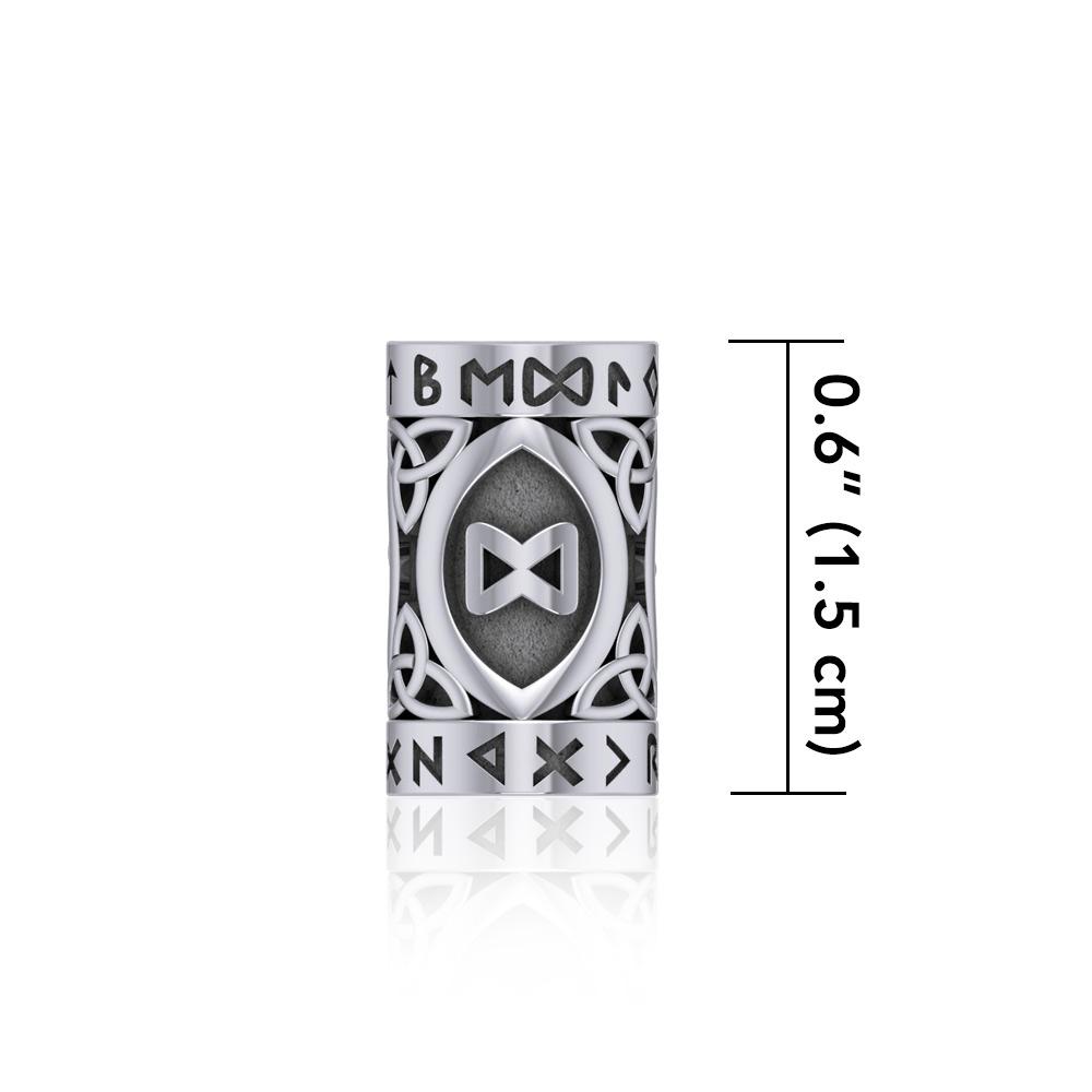 Intuition Rune Symbol Silver Bead TBD360 Bead