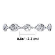 Celtic Trinity Knot Silver Bracelet TBG083 Bracelet