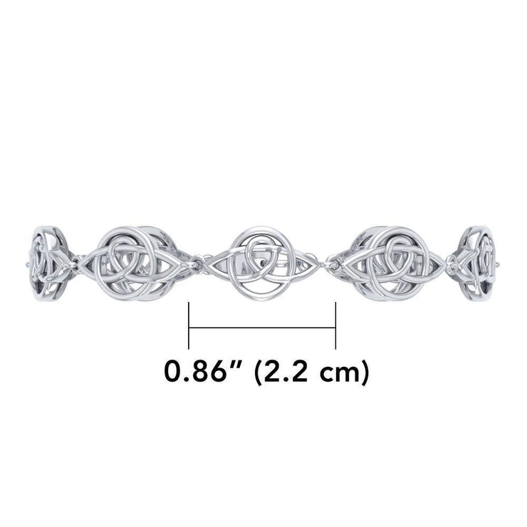 Celtic Trinity Knot Silver Bracelet TBG083 Bracelet