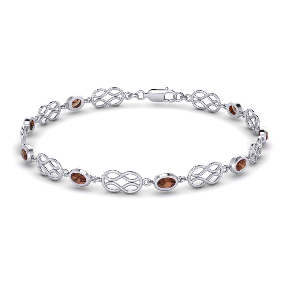 A lifetime Celtic Knotwork inspiration ~ Sterling Silver Bracelet Jewelry with Gemstone TBG311 Bracelet