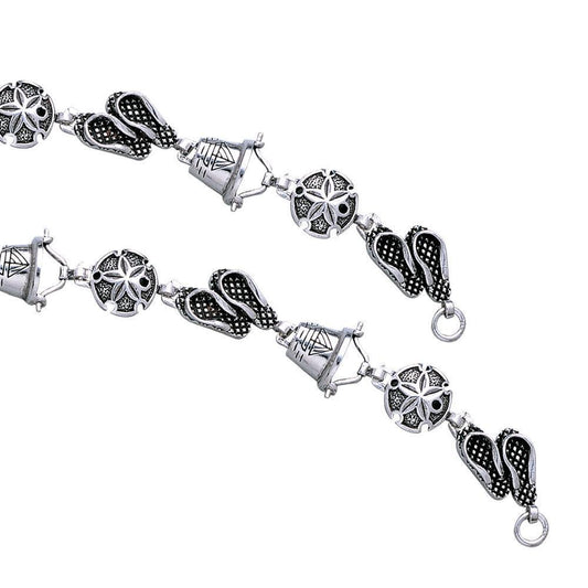 Beach Assortment Silver Bracelet TBG450