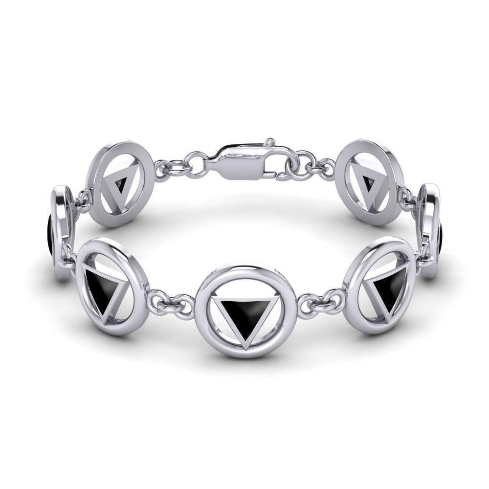AA Symbol Silver Bracelet TBG689 Bracelet