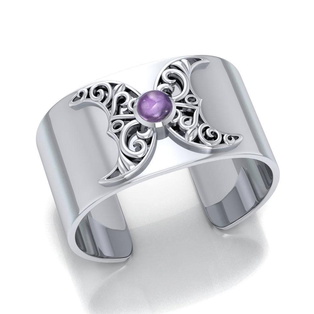 Blue Moon Triple Goddess Cuff Bracelet TBG755 Bangle