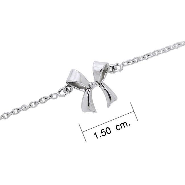 Tied Ribbon Silver Bracelet TBL211 Bracelet