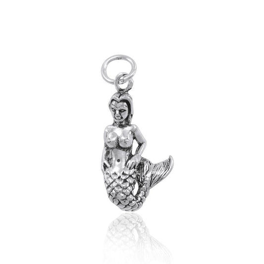 Silver Mermaid Charm TC609