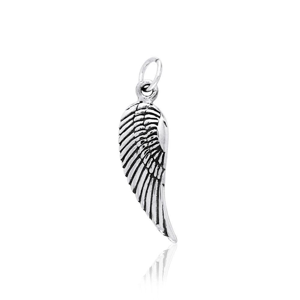 Angel Wing Silver Charm TCM309