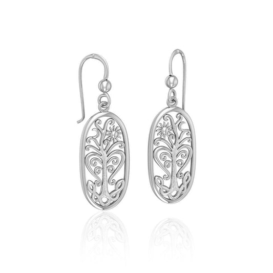 Tree of Life Silver Earrings TE2795 Earrings