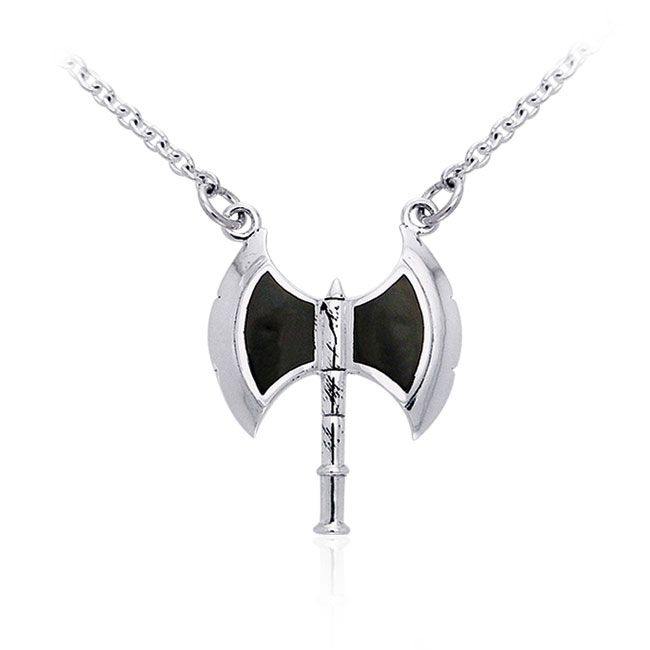 Viking Axe Silver Necklace TNC099 Necklace