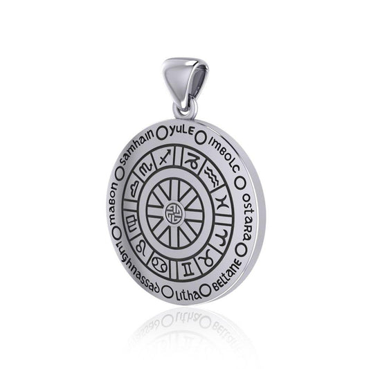 Wheel of the Year Silver Pendant TPD232 Pendant