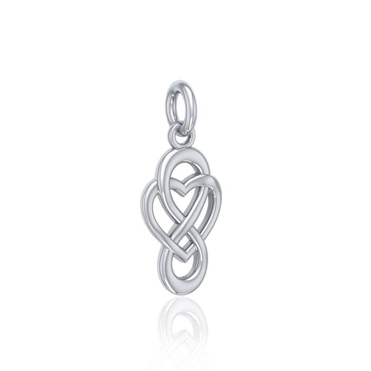 Celtic Infinity with Heart Sterling Silver Charm TCM623 Charm