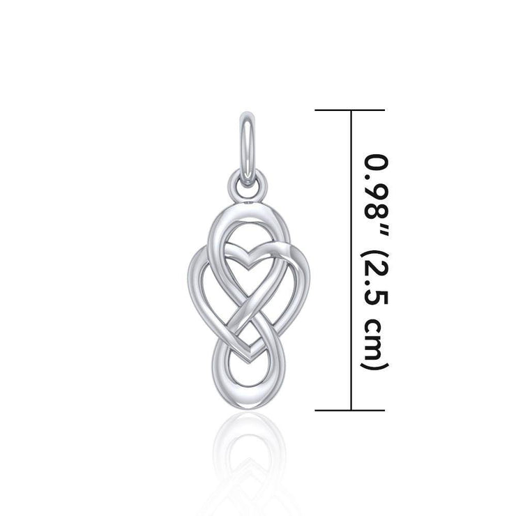 Celtic Infinity with Heart Sterling Silver Charm TCM623 Charm