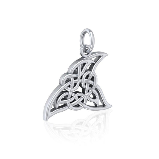 Celtic Shark Fin Silver Charm TCM624 Pendant