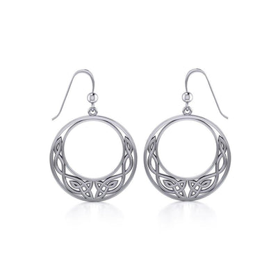 Celtic Moon Earrings TE101 Earrings