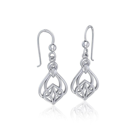 Celtic Knotwork Silver Earrings TE140 Earrings