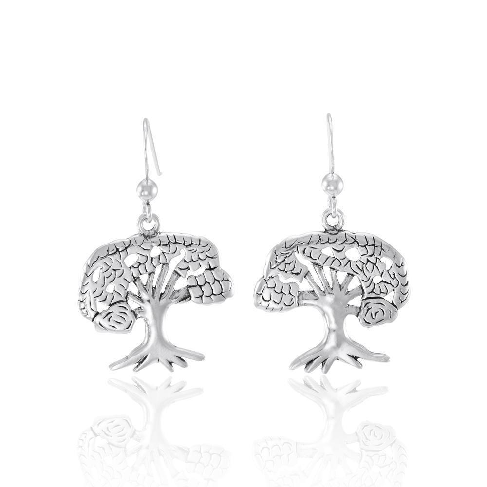Tree of Life Sterling Silver Earrings TE222 Earrings