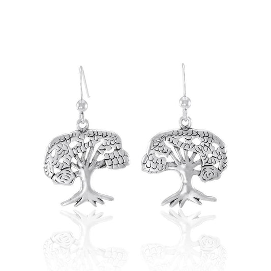 Tree of Life Sterling Silver Earrings TE222 Earrings