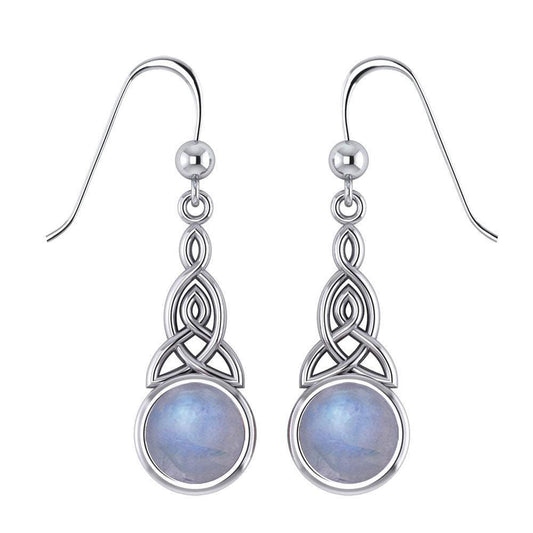 Celtic Triquetra Knot Silver Earrings TE2679 Earrings