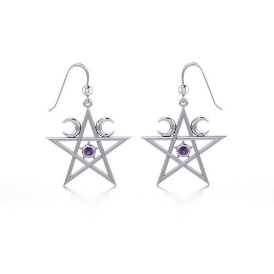 Silver The Star Earrings TE2875