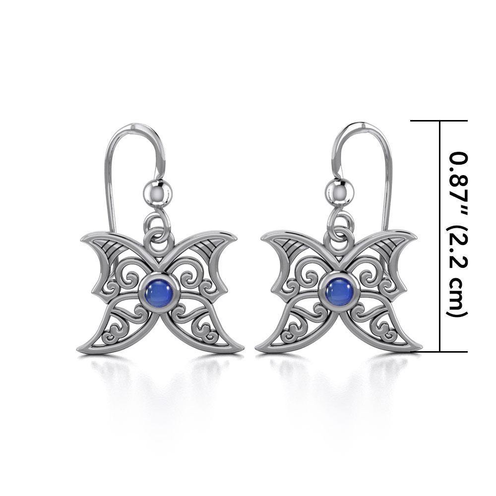Blue Moon Silver Earrings TE2897 Earrings
