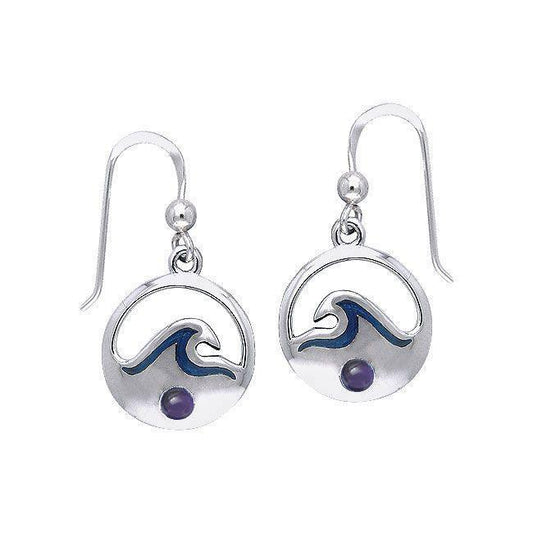 Wave On Surf Earrings TER019 Earrings