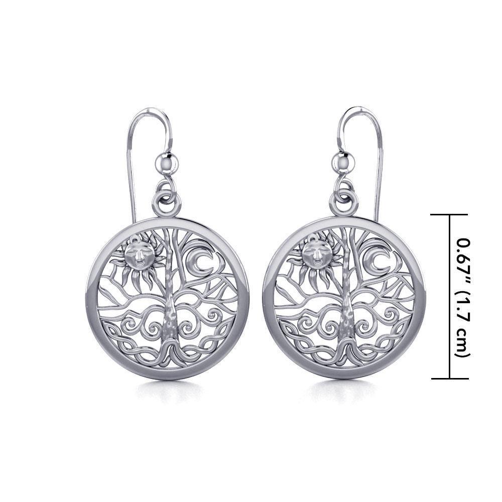 Celtic Tree of Life Silver Earrings TER060 Earrings