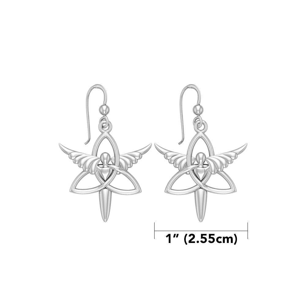 Charmed by the Mythical Triquetra Earrings TER1074 Earrings