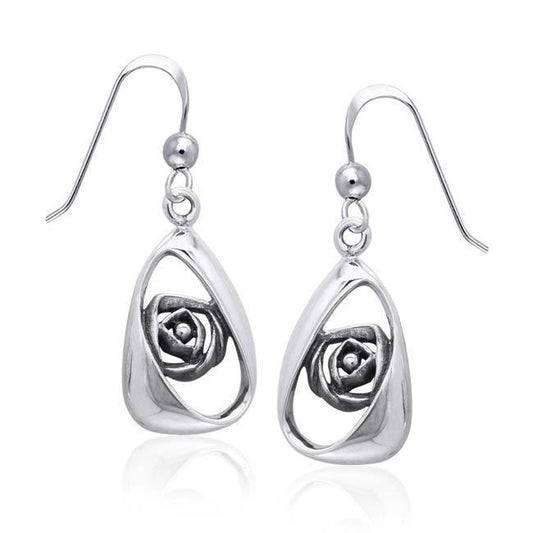 Artistry Rose Silver Earrings TER1144 Earrings