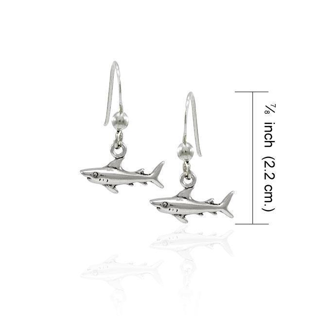Shark Sterling Silver Earring TER1505 Earrings