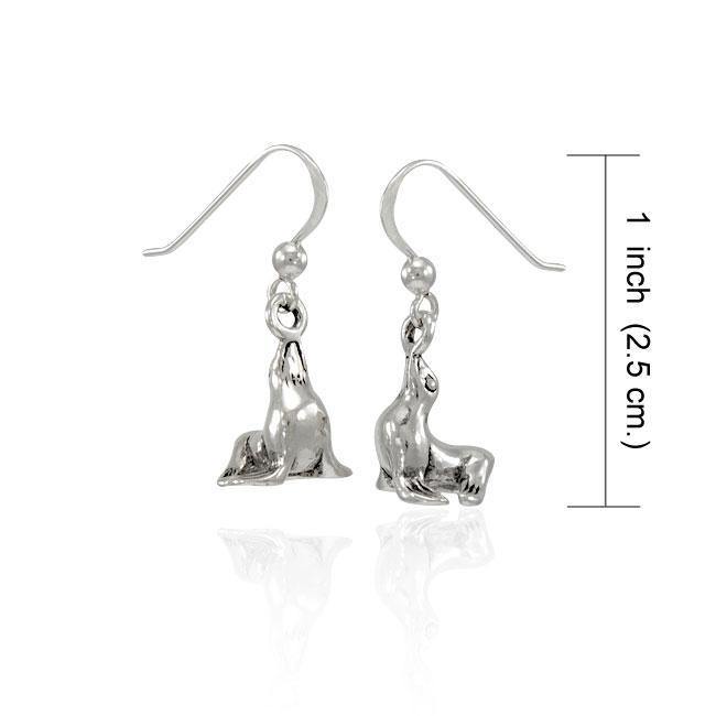Sea Lion Sterling Silver Earring TER1506 Earrings