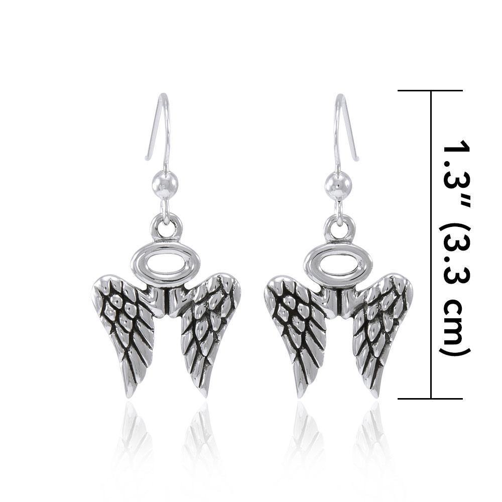Angel Wings Halo Earrings TER1618 Earrings